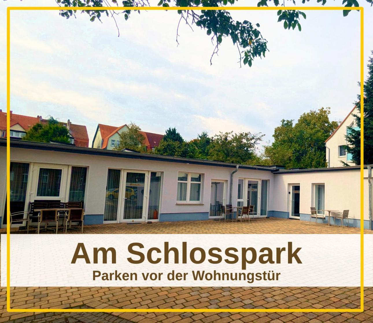 Fewo Urban Gotha - Apartment Orangerie - Am Schlosspark- Parken An Der Der Tuer- Barrierefrei, 900 Meter Zum Bahnhof - Wallbox Buitenkant foto